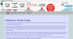 Desktop Screenshot of floridacurlingclub.com