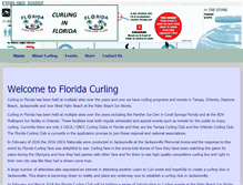 Tablet Screenshot of floridacurlingclub.com